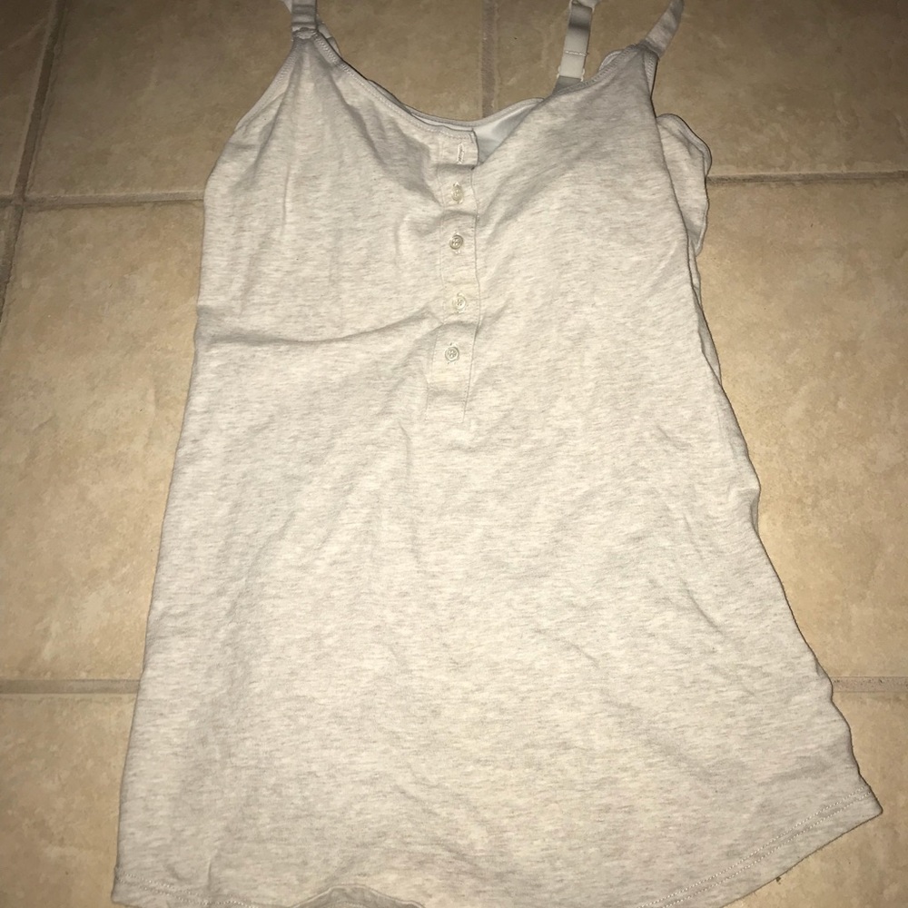 Nursing tank top